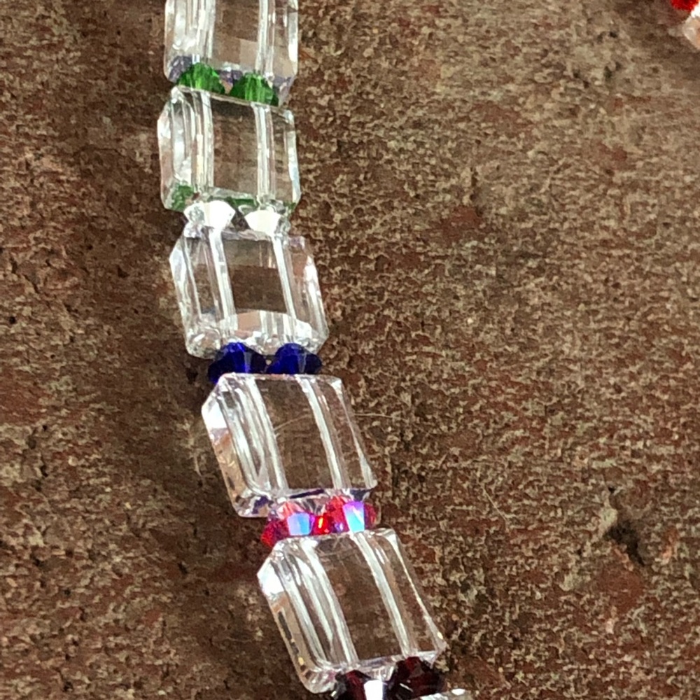 Spectacular 1 of a Kind Swarovski Crystal Necklace - Picture 4 of 8